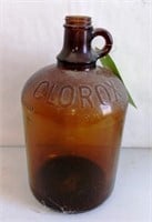 Clorox Glass Jug, Approx 11" h