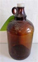 Linco Disinfectant Glass Jug, w/Lid, Approx 10" h