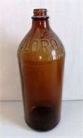 Clorox Glass Bottle, Approx 10" h