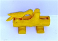 Yellow Plastic Bird Toothpick Holder