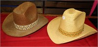 Cowboy Hats Size 6 1/4 and 6 3/8