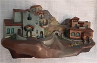 Newly Handmade Adobe Villa Ceramic 10" Long