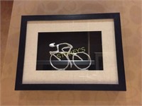 Framed Bicycle Artwork - 16 x 12