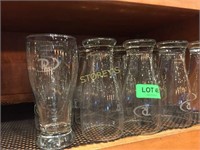 25 "R" Logoed Beer Glasses