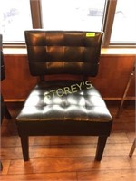 Black Cushioned Dining Chair