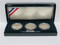 1994 US Vet. Comm. Silver Dollar Set 3 Coin Proof