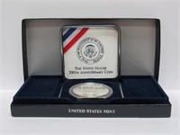 1992 White House Proof Silver Dollar
