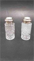 STERLING TOP SALT & PEPPER WITH MOTHER OF PEARL