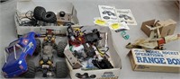 Huge box of RC car Royal crusher trucks and