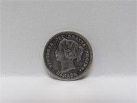 1899 Silver Canada 5 cent