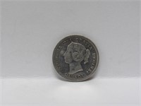 1901 Silver Canada 5 cent