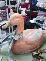 Large wooden duck