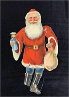 T. Eaton's Toyland Die Cut Santa 1920s