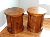 Pair or Round End Tables