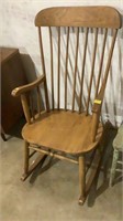 Wooden rocking chair