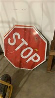 2 stop signs