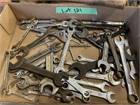 BOX LOT OF MISC. WRENCHES