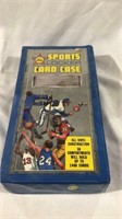 Sports cards & case