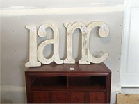 4PCs WOODEN LETTER WALL DECOR