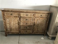 6 DRAWER CONSOLE CABINET