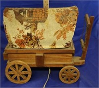 Mid-Century Covered Wagon Lamp