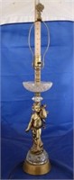 Bronze Cherub Lamp