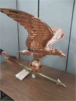 LARGE EAGLE WEATHERVANE - COPPER COLOURED