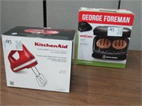 KITCHENAIR HAND MIXER - GEORGE FOREMAN GRILL