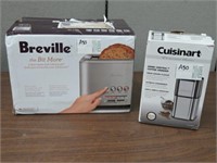 BREVILLE 2 SLICE TOASTER, CUISINART COFFEE GRINDER