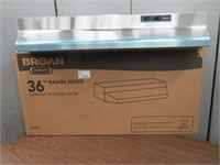 BROAN 36" STAINLESS RANGE HOOD