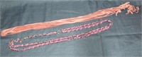 Pink Chain & Pink Fringe Belts