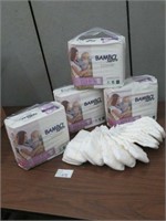 4 PACK BAMBOO DIAPERS 9 - 20 LBS