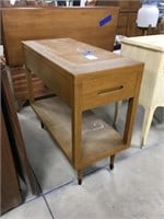 15x27x30 Inch Mid Century End Table