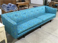 8ft Mid Century Couch w/ Metal Base
