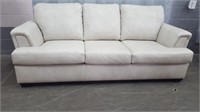 OFF WHITE LEATHER SOFA