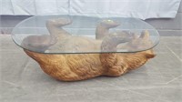 SCULPTED BEAR COFFEE TABLE