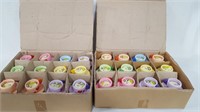 SCENTED TEACUP & SAUCER PATIO CANDLE LOT
