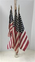 Small Vintage American Flags