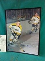 16x20" Bobby Orr poster with signature and COA