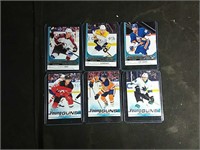 6 Young Guns hockey cards