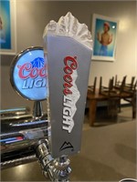 Coors Light Beer Tap Handle