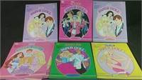 8 books of Paper dolls 1983-84, 1986-88