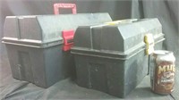 Two tool boxes with contents