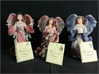 3 as new Charming Angels collectibles in boxes