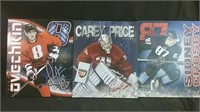 Hockey picture wall hangings 12" × 10"