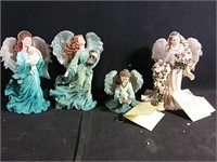 4 as new Charming Angels collectibles in boxes