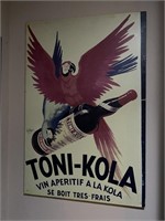 Toni-Kola  Sign - 32 1/2" x 48"