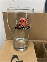 Dozen New Rickard's 20oz Pint Glasses