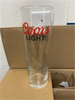 18 New Coors Light Pint Glasses