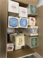 Box Of Approx 2000 New Branded Coasters
